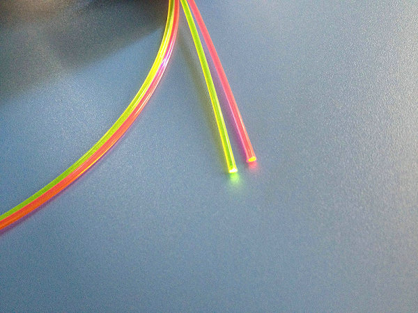 瞄准器准星用荧光光纤