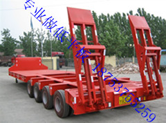 挖掘机低平板 挖掘机运输半挂车